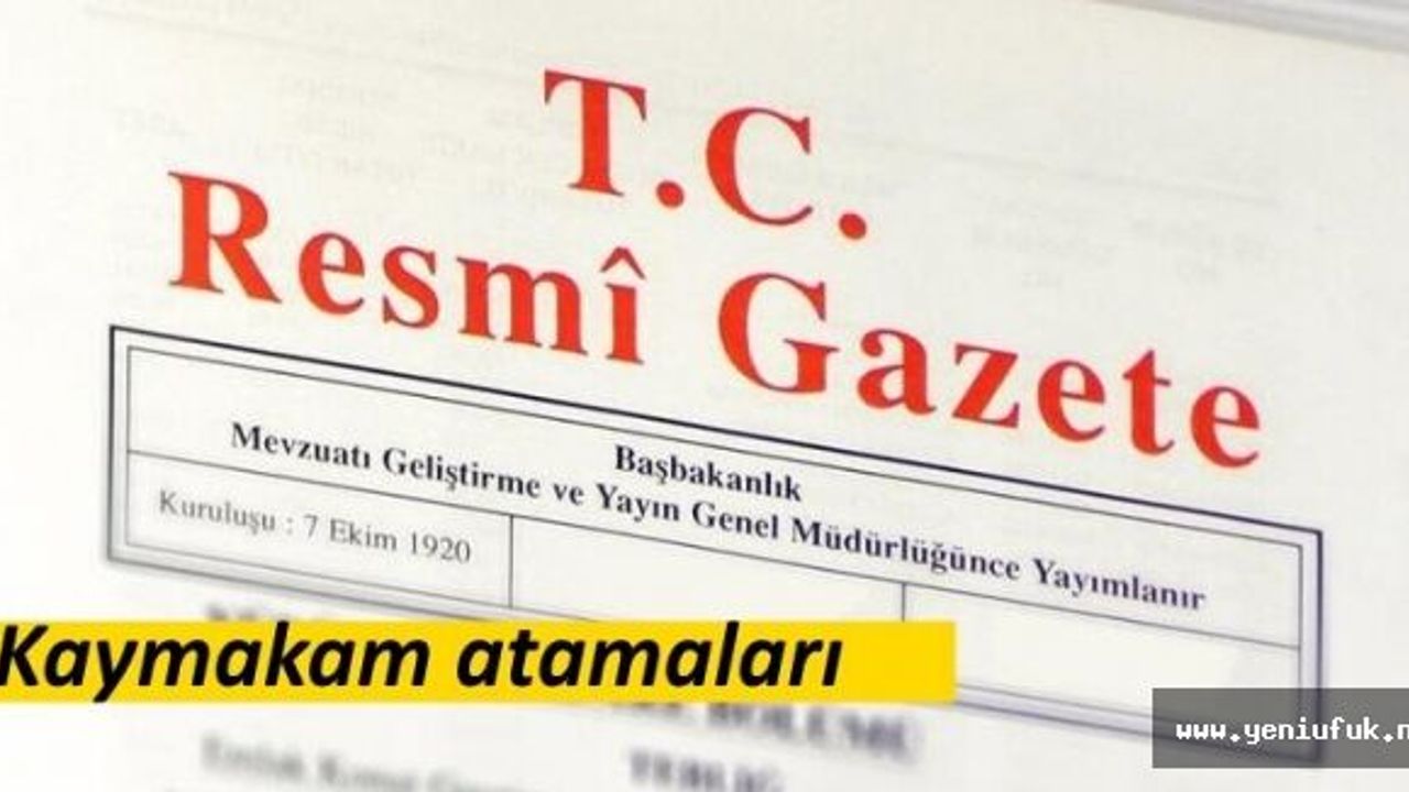Elazığ'da 7 İlçenin Kaymakamı Değişti