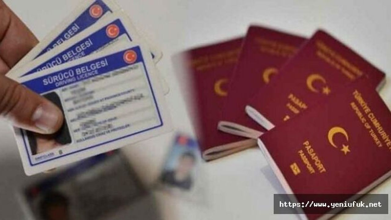 2021 Ehliyet ve Pasaport Harç Zamları Belli Oldu