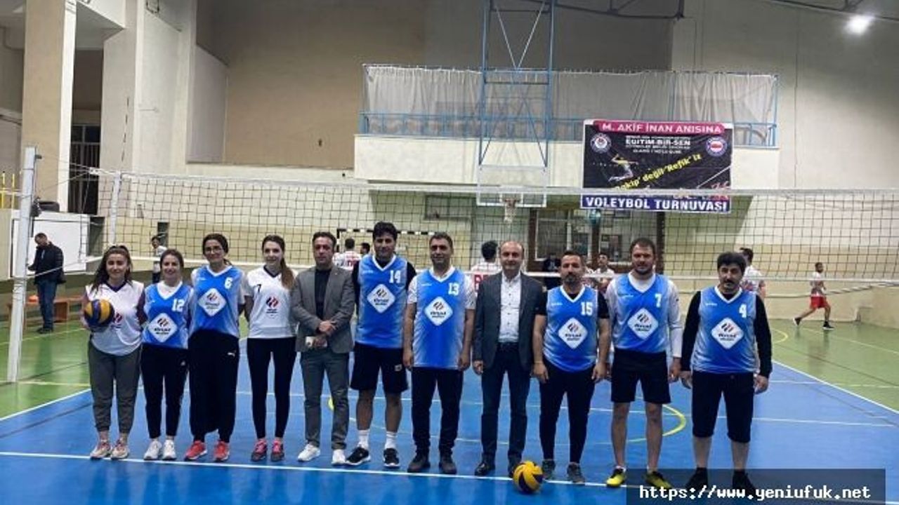 Mehmet Akif İnan Voleybol Turnuvası Başladı
