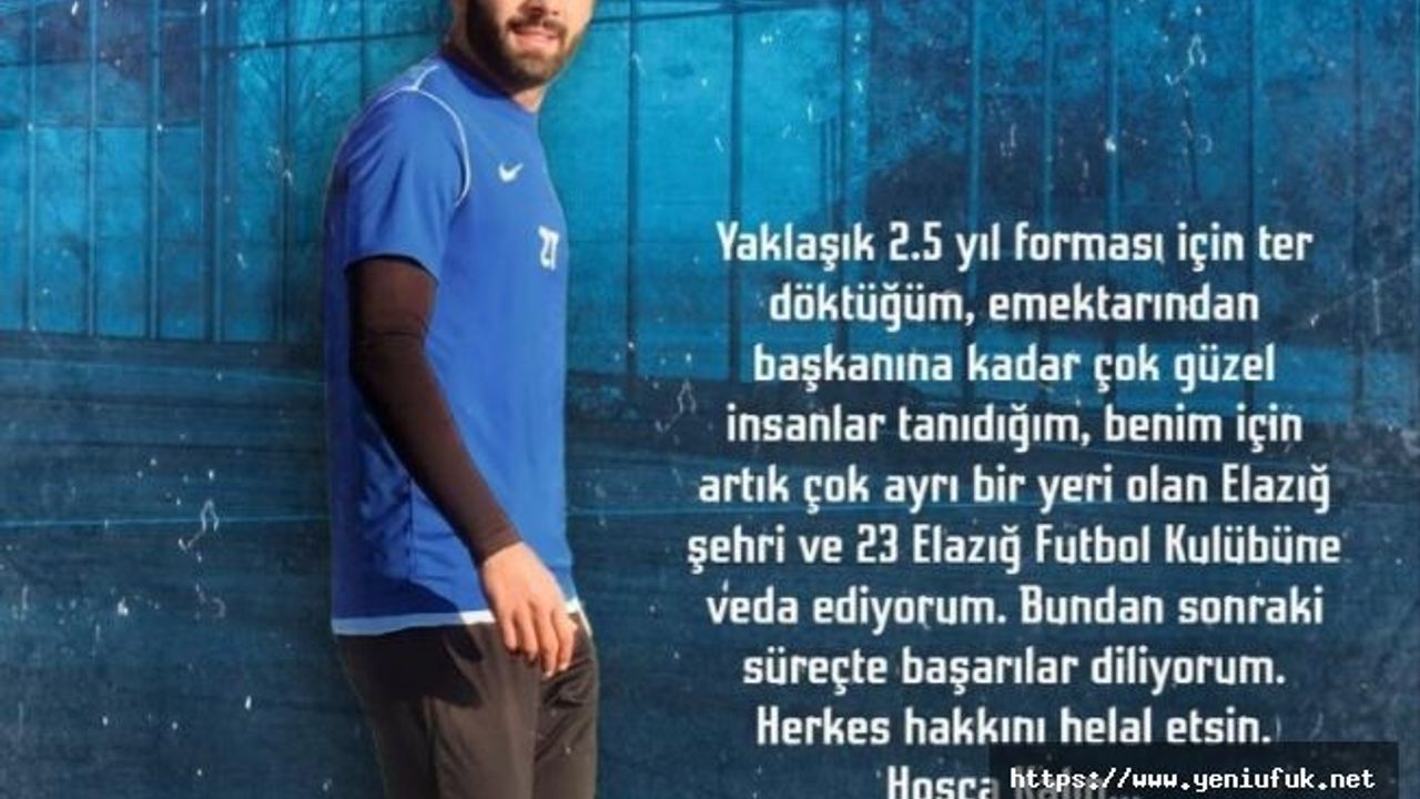 23 Elazığ FK'da yaprak dökümü sürüyor!