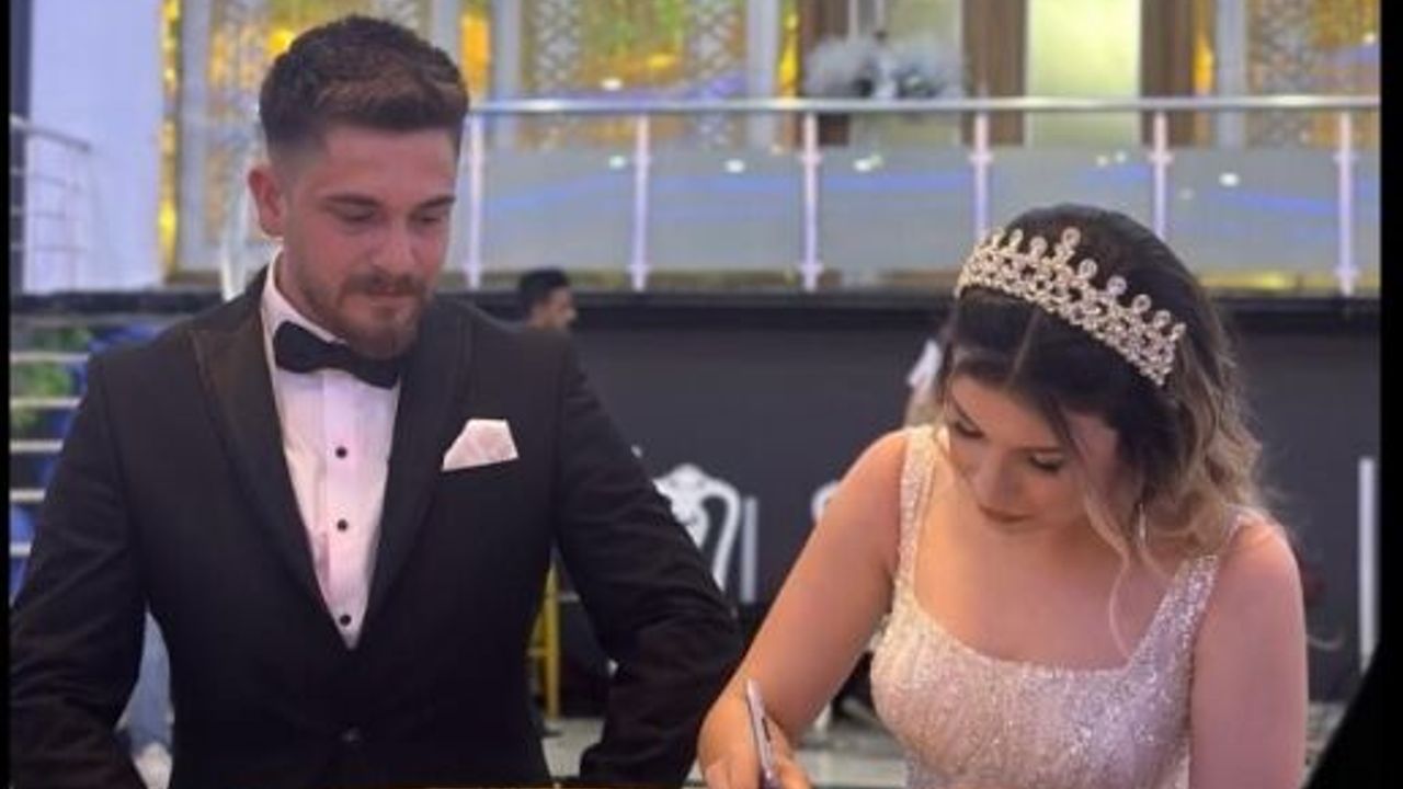 Üğdül ve Özkan ailelerinin mutlu günü