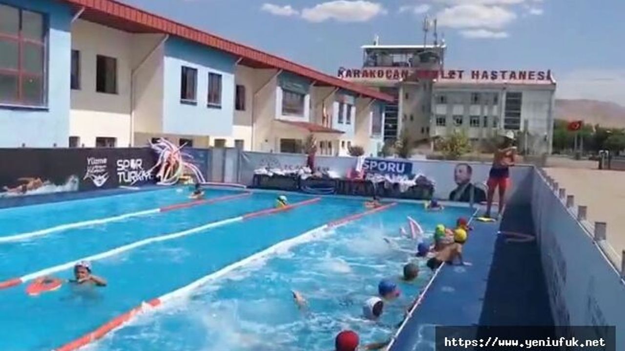 Portatif Yüzme Havuzları Hizmet Vermeye Devam Ediyor