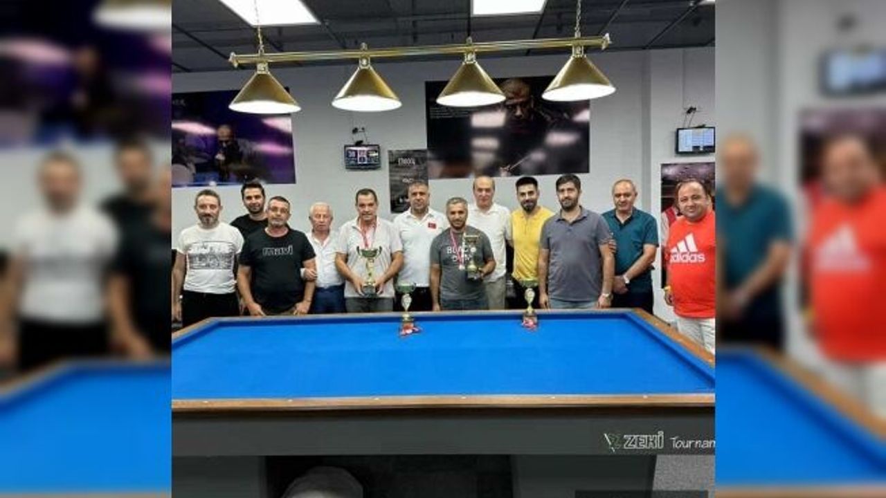 30 Ağustos, 3 Bant Bilardo Handikaplı Zafer Bayramı Turnuvası Gerçekleştirildi