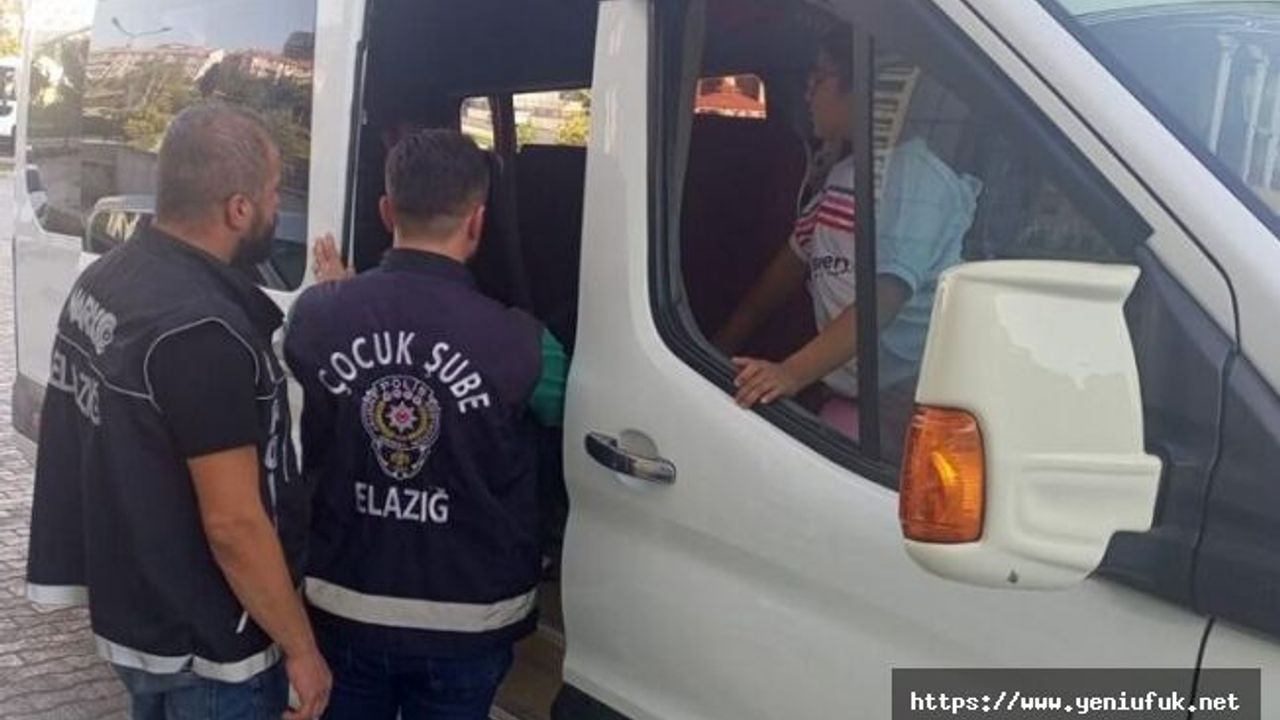 Çocuk Şube Ekiplerinden Okul Çevresinde Denetim