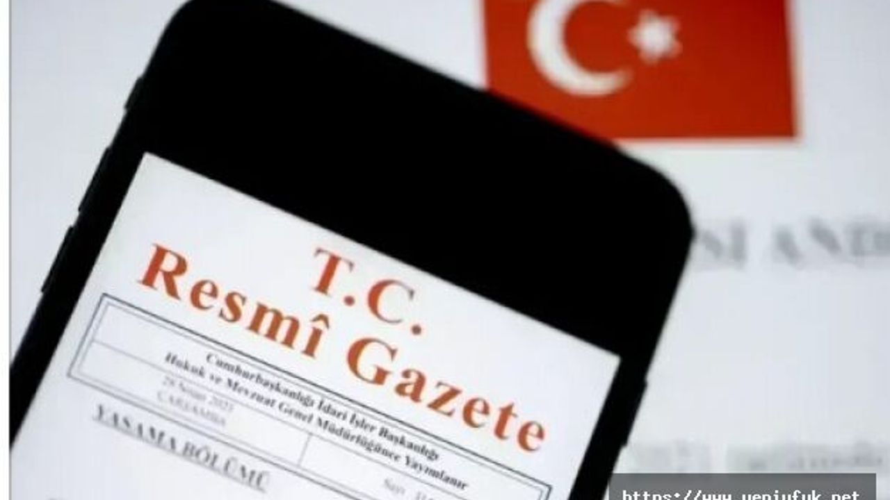 Resmî Gazete'de Bugün Neler Var?