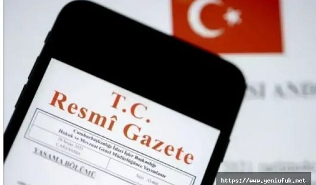 Resmî Gazete'de Bugün Neler Var?