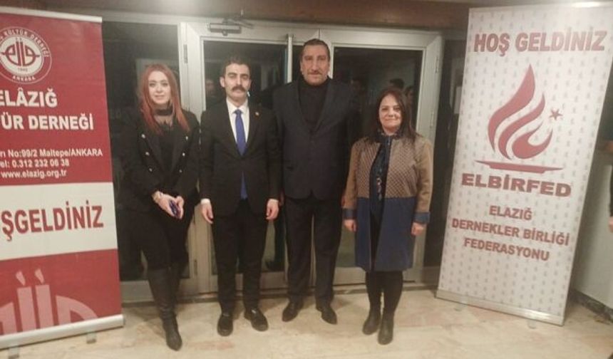 Bürokratlar ve Diplomatlar Birliği Heyeti Elazığ Dernkleri Birliği Federasyonu İftar Programına Katıldı.